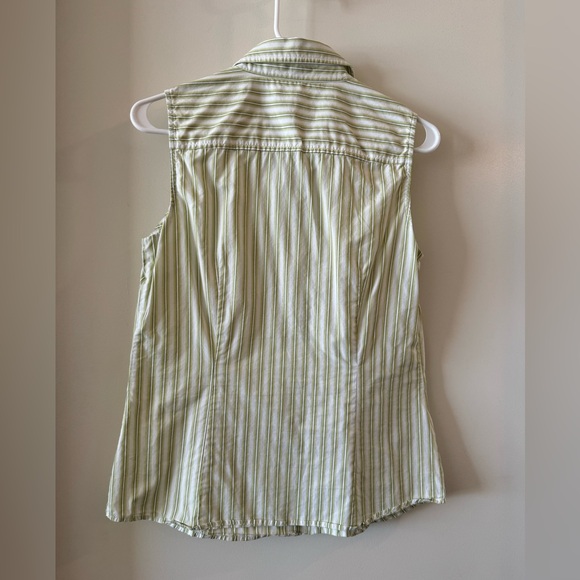 Ann Taylor Collared Button-Front Tank - Picture 7 of 8